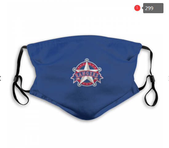 MLB Texas Rangers Dust mask with filter->mlb dust mask->Sports Accessory